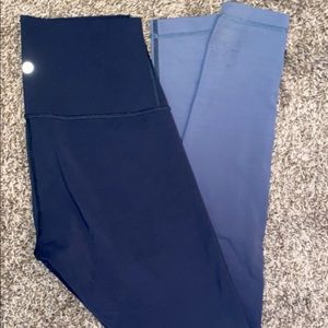 Lululemon High Rise Wunder Under Ombré Legging